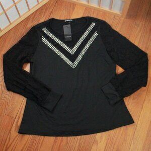 Sheilay Mixed Media Blouse